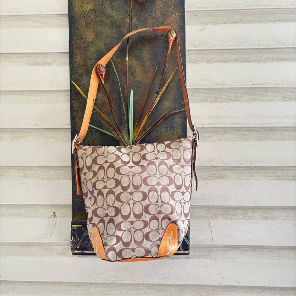 Coach Signature Shoulder Bag - Picture 3 of 13